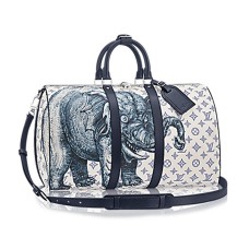 Geantă de voiaj Louis Vuitton M54130 Keepall 45 Bandouliere din pânză cu monogramă