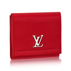 Portofel Louis Vuitton Lockme II Compact M64308 Taurillon Piele
