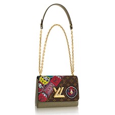 Geantă Louis Vuitton Twist MM M43497 Monogram Canvas