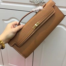 Geantă Hermes Kelly Cut 31cm Epsom din piele maro