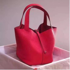Hermes Picotin Lock Togo Leather Red