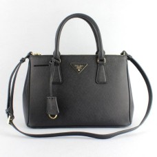 Geantă Prada Galleria 1801 Piele Saffiano 30cm Negru