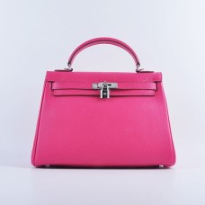 Geantă Hermes Kelly 32cm Togo din piele 6108 Argintiu roz
