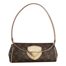 Geantă de umăr Louis Vuitton M40122 Beverly Clutch, canvas cu monogramă