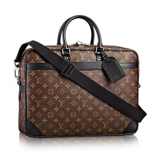 Louis Vuitton M40224 Porte-Documents Voyage GM Servietă Monogram Macassar Canvas