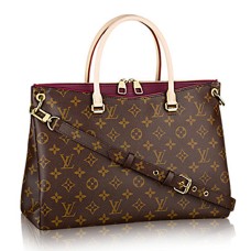 Geantă tote Louis Vuitton M40906 Pallas din pânză cu monogramă