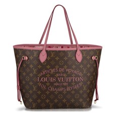 Geantă de umăr Louis Vuitton M40939 Neverfull MM din pânză cu monogramă
