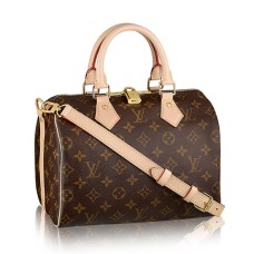 Geantă tote Louis Vuitton M41113 Speedy Bandouliere 25 din pânză cu monogramă