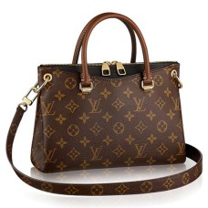 Geantă tote Louis Vuitton M41218 Pallas BB din pânză cu monogramă