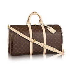 Geantă de voiaj Louis Vuitton M41416 Keepall Bandouliere 50 din pânză cu monogramă