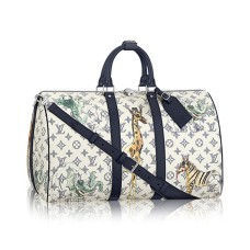 Geantă de voiaj Louis Vuitton M41449 Keepall 45 Bandouliere din pânză acoperită cu monogramă