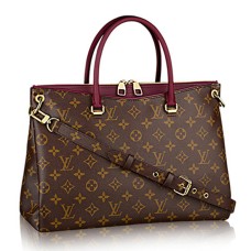 Geantă tote Louis Vuitton M41599 Pallas din pânză cu monogramă