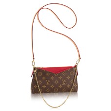 Geantă crossbody Louis Vuitton M41638 Pallas Clutch, canvas cu monogramă