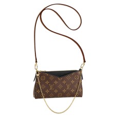 Geantă crossbody Louis Vuitton M41639 Pallas Clutch, canvas cu monogramă