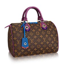 Geantă tote Louis Vuitton M41666 Speedy 30 Totem din pânză cu monogramă