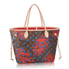 Geantă de umăr Louis Vuitton M41978 Neverfull MM din pânză cu monogramă