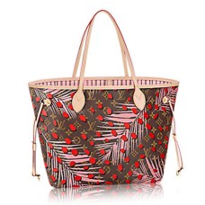 Geantă de umăr Louis Vuitton M41979 Neverfull MM din pânză cu monogramă