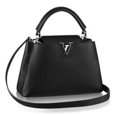 Geantă Louis Vuitton M42242 Capucines PM din piele Taurillon