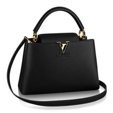 Geantă Louis Vuitton M42259 Capucines PM din piele Taurillon