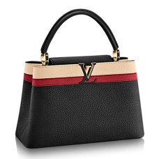 Geantă Louis Vuitton M42924 Capucines MM din piele Taurillon