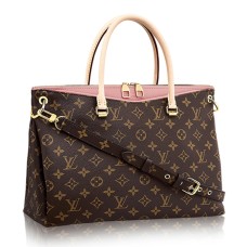 Geantă tote Louis Vuitton M43400 Pallas din pânză cu monogramă