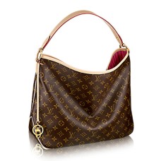 Geantă Louis Vuitton M50155 Delicioasă PM Hobo Bag din pânză Monogram