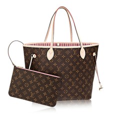 Geantă de umăr Louis Vuitton M50366 Neverfull MM din pânză cu monogramă