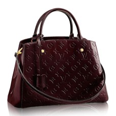 Geantă Louis Vuitton M50400 Montaigne MM Monogram Vernis