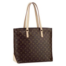 Geantă de umăr Louis Vuitton M51151 Cabas Mezzo din pânză cu monogramă