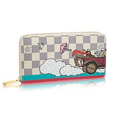 Louis Vuitton N61241 Portofel Zippy Evasion Damier Azur Canvas