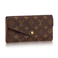 Portofel Louis Vuitton M60531 Sarah din pânză cu monogramă