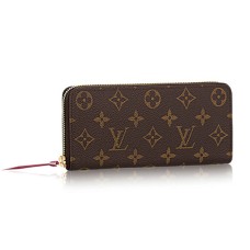 Portofel Louis Vuitton Clemence M60742 din pânză cu monogramă