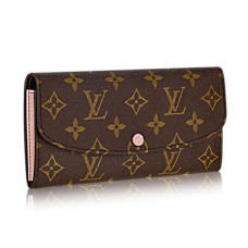 Portofel Louis Vuitton M61447 Emilie din pânză cu monogramă