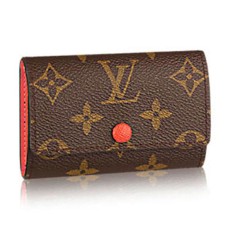 Louis Vuitton M61538 Suport pentru 6 chei Canvas Monogram