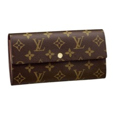 Portofel Louis Vuitton M61734 Sarah din pânză cu monogramă