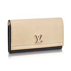 Portofel Louis Vuitton M62328 Lockme II din piele Taurillon