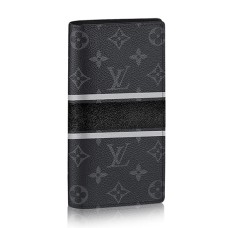 Portofel Louis Vuitton M64438 Brazza Monogram Eclipse Canvas
