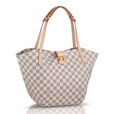 Geantă de umăr Louis Vuitton N41208 Salina PM din pânză Damier Azur