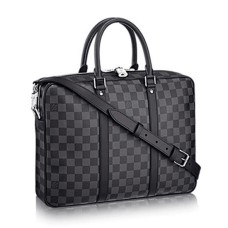 Louis Vuitton N41478 Porte-Documents Voyage PM Servieta Damier Graphite Canvas