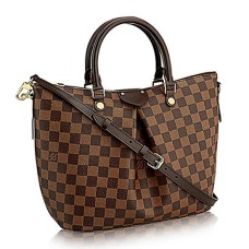 Geantă tote Louis Vuitton N41547 Siena GM Damier Ebene Canvas