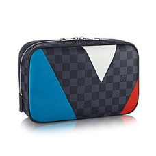 Geantă de toaletă Louis Vuitton N41608 Damier Cobalt Canvas
