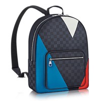 Rucsac Louis Vuitton N41612 Josh din pânză Damier Cobalt