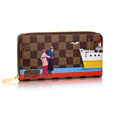 Portofel Louis Vuitton N41665 Zippy Damier Ebene Canvas