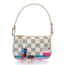 Louis Vuitton N41669 Mini Pochette Accesorii Damier Azur Canvas