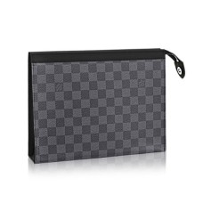 Pânză Louis Vuitton N41696 Pochette Voyage MM Damier Graphite