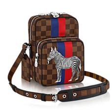 Geanta Louis Vuitton N42703 Amazone 22 Messenger Damier Ebene Canvas