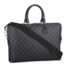 Louis Vuitton N48224 Porte Documents Jour Servietă Damier Graphite Canvas