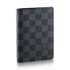 Husă pentru pașaport Louis Vuitton N60031 Damier Graphite Canvas