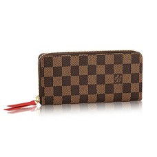 Louis Vuitton N60534 Clemence Portofel Damier Ebene Canvas