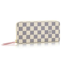 Louis Vuitton N61264 Clemence Portofel Damier Azur Canvas